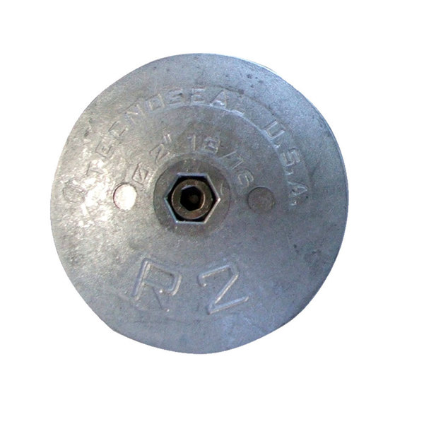 Tecnoseal R2AL Rudder Anode - Aluminum - 2-13/16" Diameter R2AL